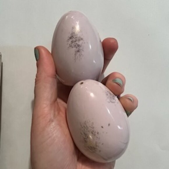 Vintage Japanese Floral Egg S&P Shakers RARE - Picture 7 of 16